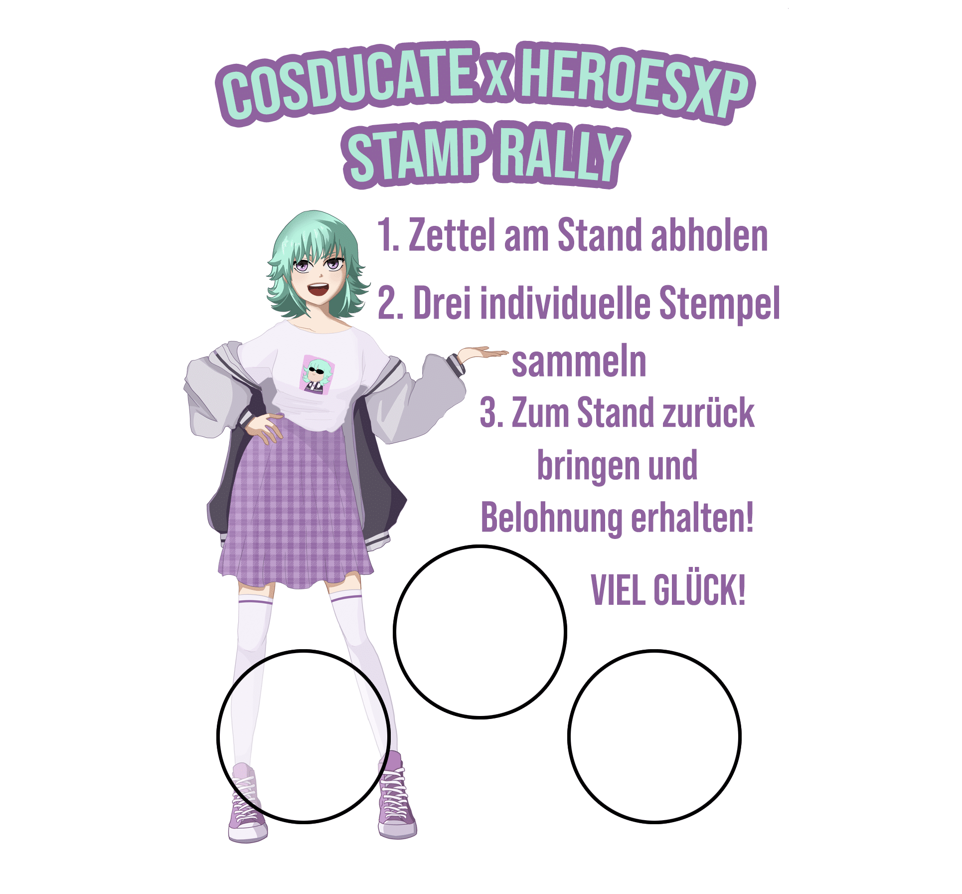 Cosducate Stamp Rally Aufgaben